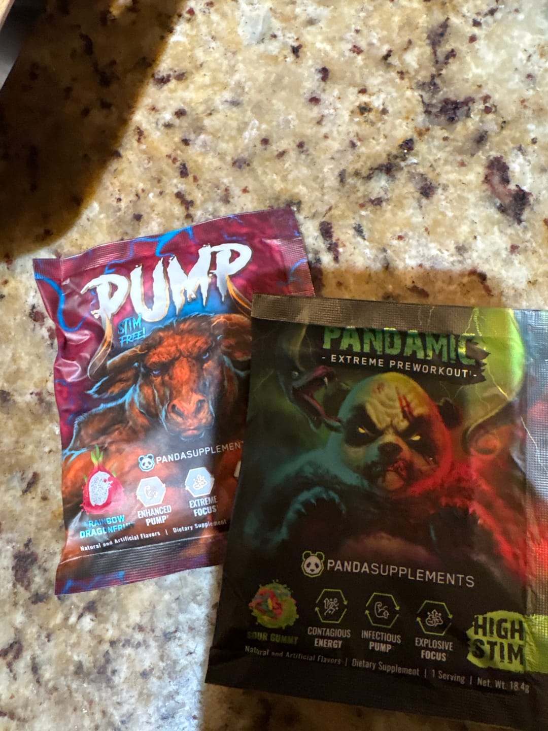Customer photo review of PUMP NON STIM PRE | SAMPLE PACK (Blackberry Lime) - 3 Sample Pack