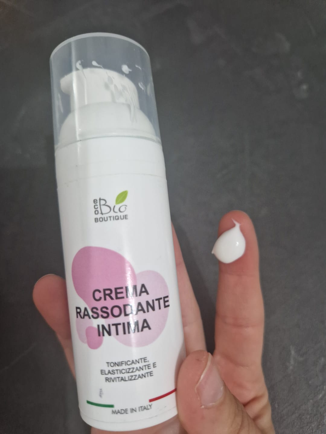 Customer photo review of Crema Rassodante Intima