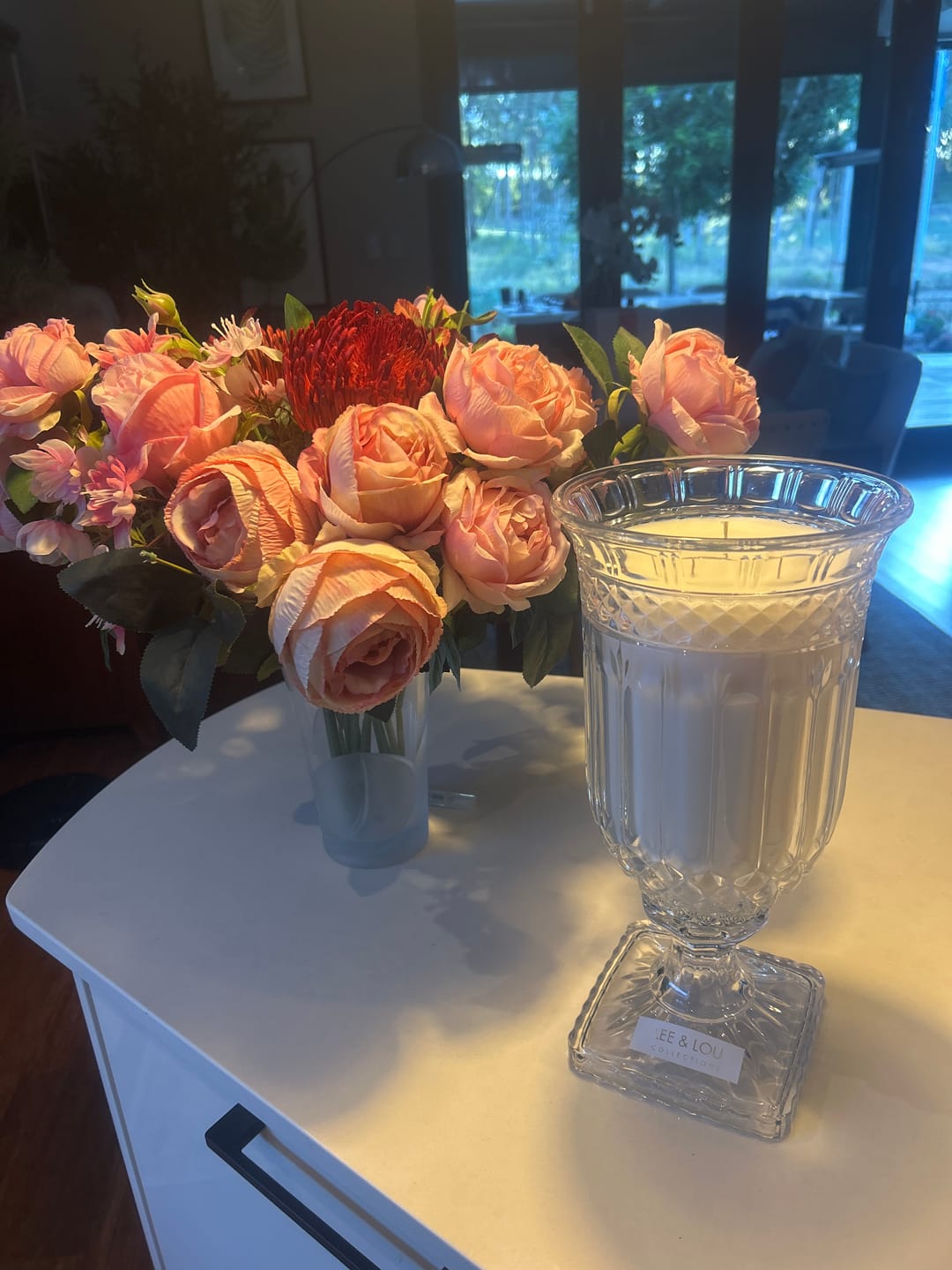 Customer photo review of Vanilla Caramel (Caramel | Butter | Vanilla) - Crystal Vase Candle | 200hr Burn **PRE ORDER