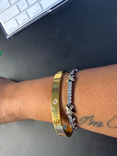 Customer photo review of Love Simply Stud Bracelet