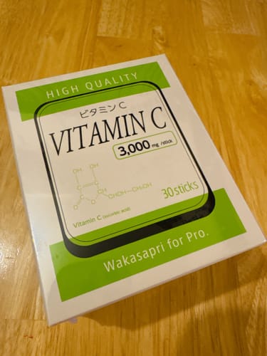 Customer photo review of 高濃度ビタミンC 3,000mg -Wakasapri for Pro.