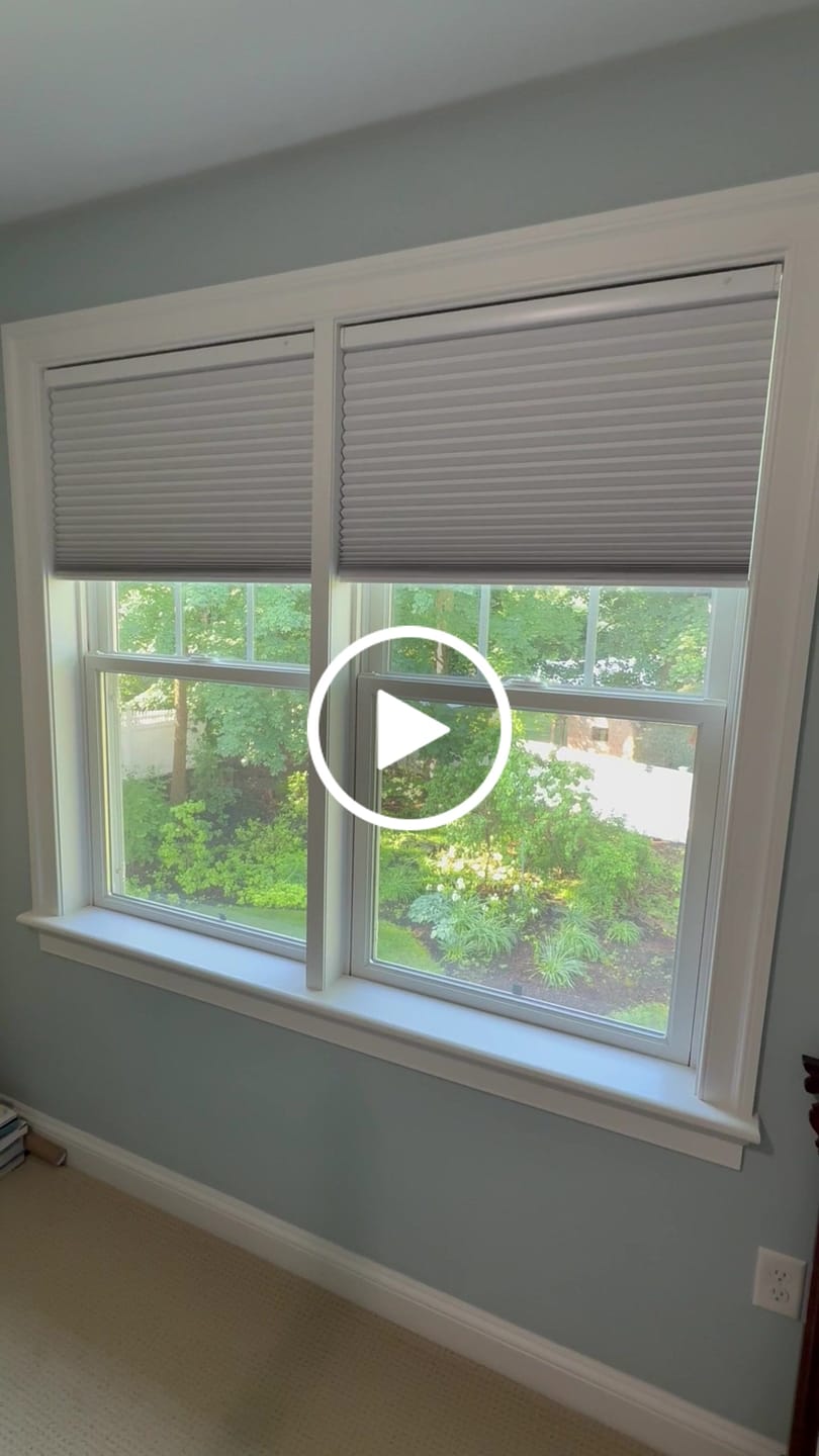 Customer video review of SmartWings Motorized Blackout Cellular Shades Nowa