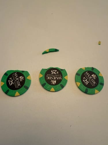 Customer photo review of Poker Chips Set Majestic 500