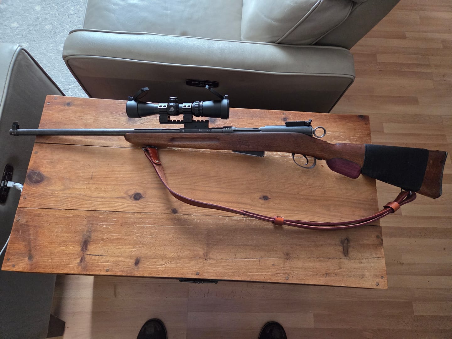 Customer photo review of Swiss Schmidt–Rubin 1911, K11, 96/11 NDT Scout Mount for Long Eye Relief Scopes