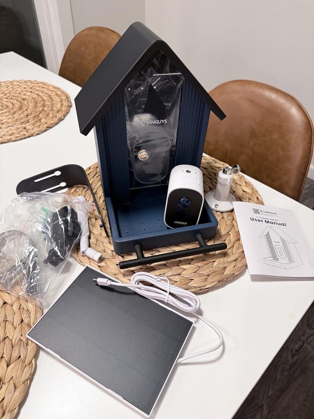 Customer photo review of VINGUYS Smart Bird Feeder with Camera V-Feeder Metal