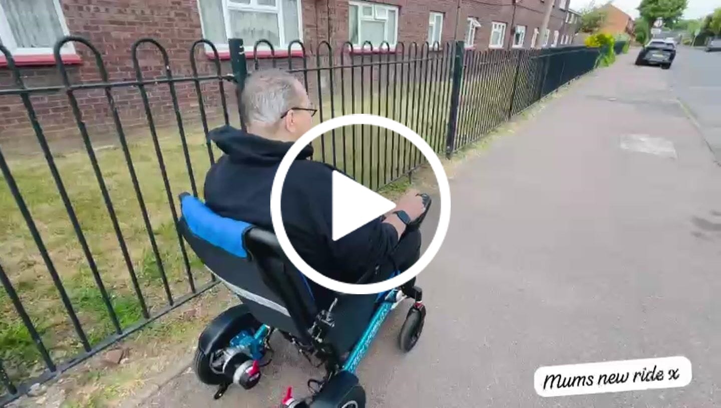 Customer video review of Lightweight Electric Wheelchair | Folding Powerchair | Freedom Pro ST