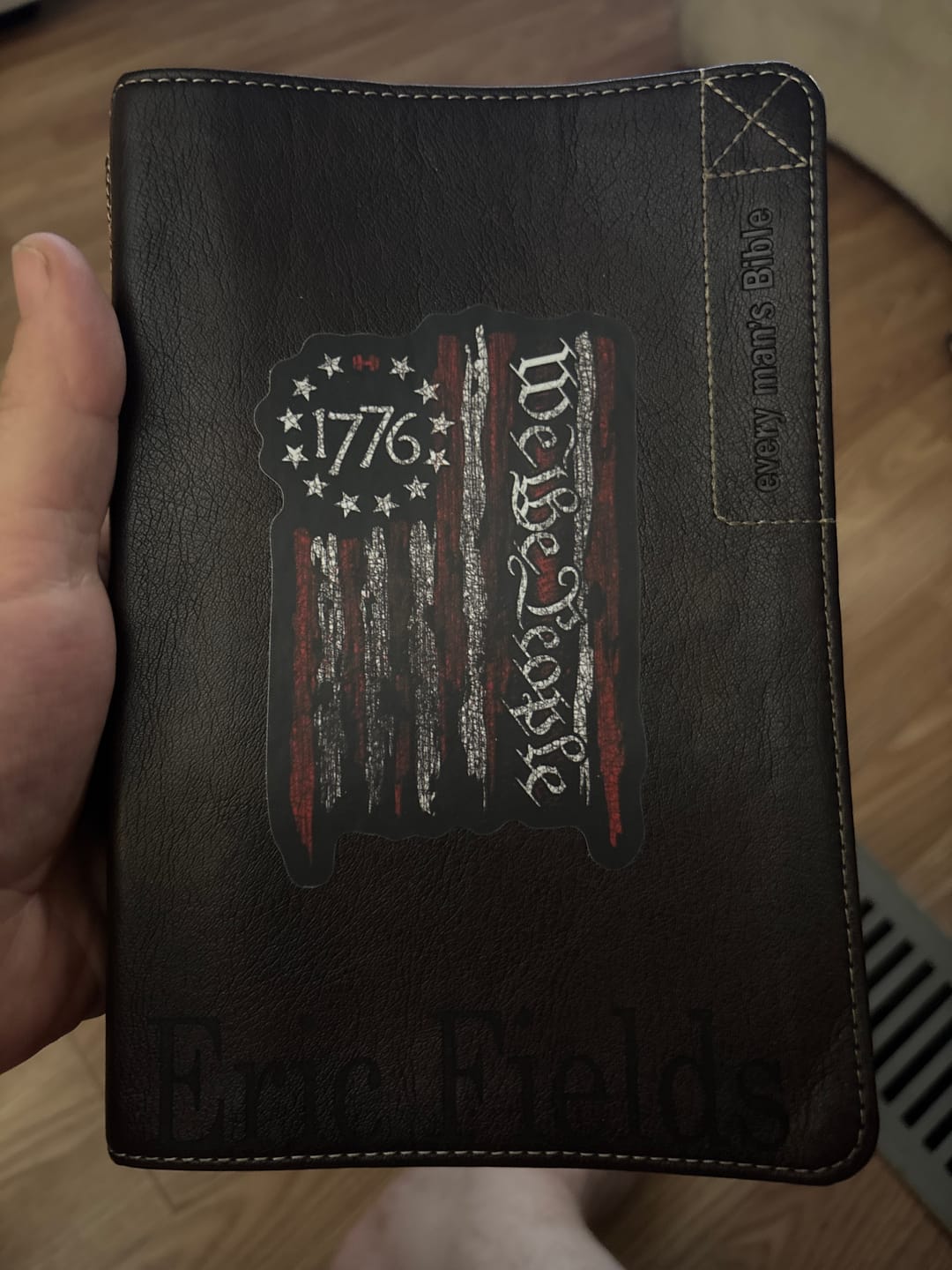 Customer photo review of We The People 1776 Flag Decal
