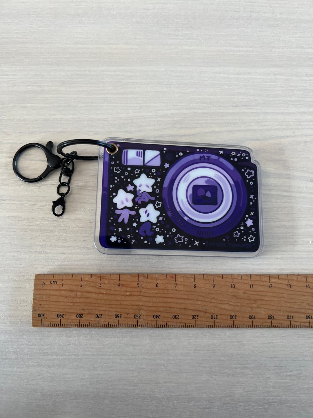 Customer photo review of PREORDER! Star Baby Camera Keychain Picture Frame