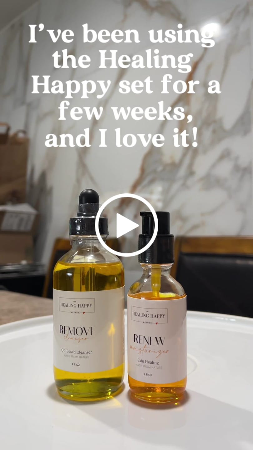 Customer video review of Glow Up All Natural, Organic Skin Care Set to Heal Skin