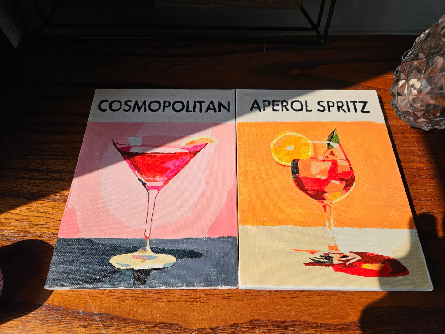 Customer photo review of 6 Mini Paintings - Cocktail Deluxe Set