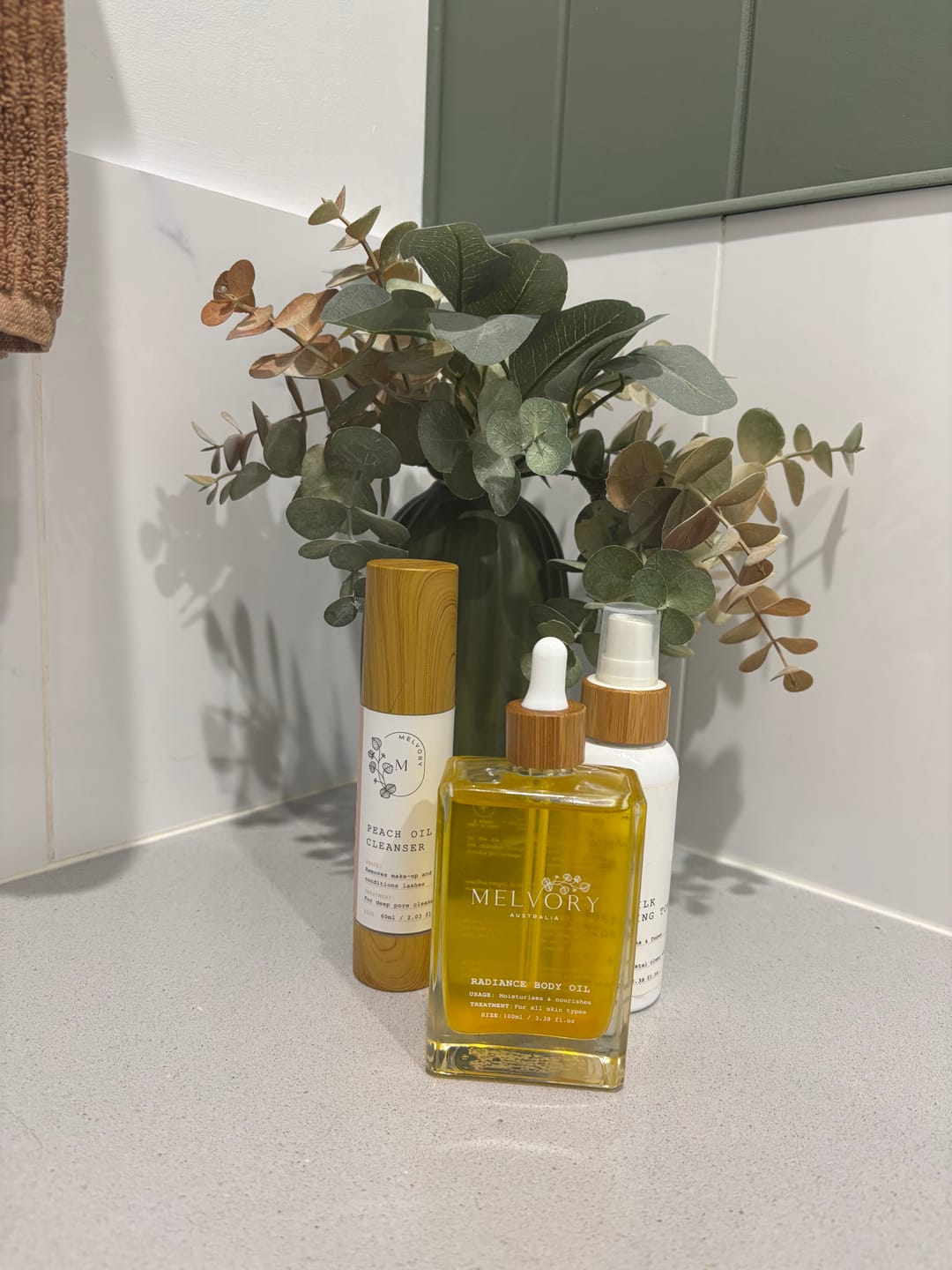 Customer photo review of Radiance Body Oil (Skin Firming)