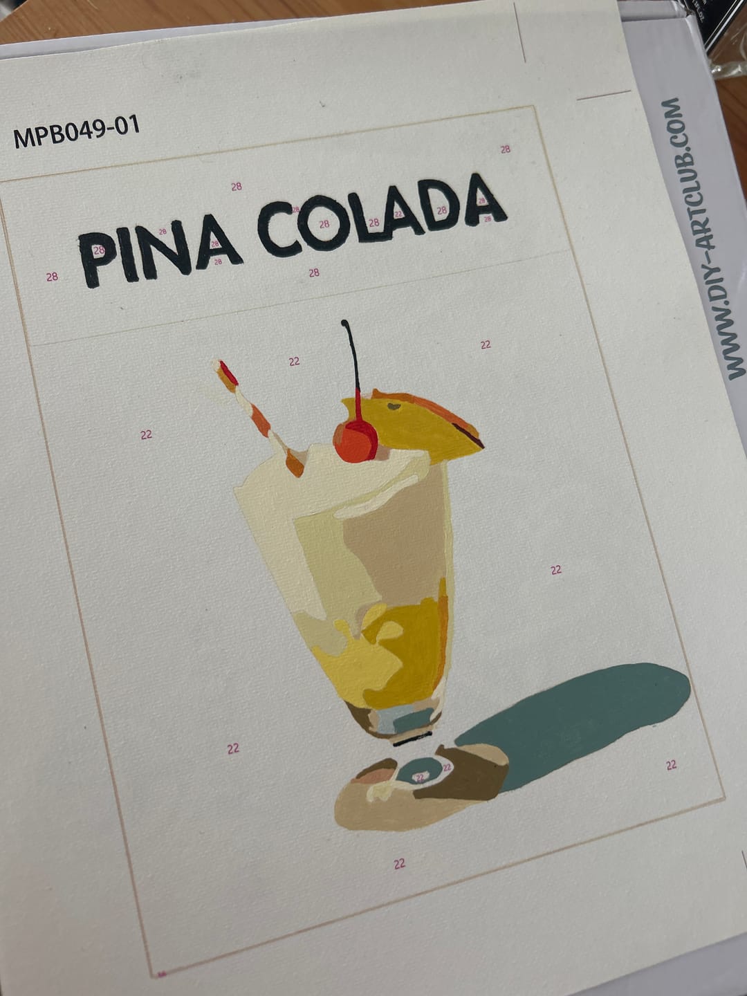 Customer photo review of 6 Mini Paintings - Cocktail Deluxe Set