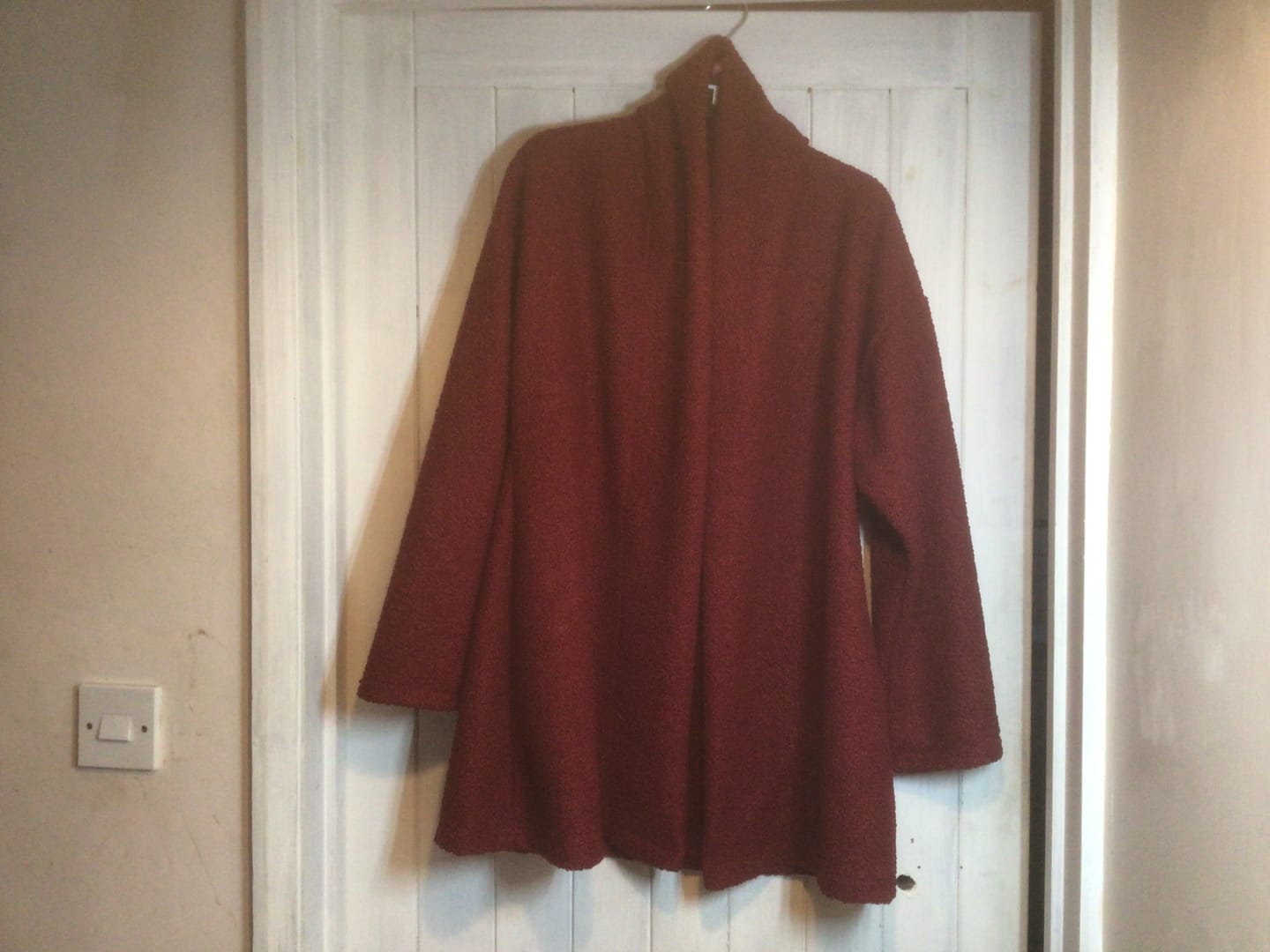 Customer photo review of Plain Sheep Loop Boucle Fabric