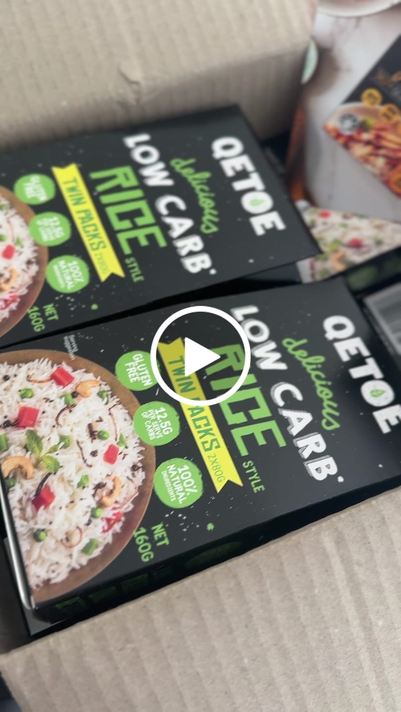 Customer video review of Qetoe Low Carb Rice BULK VALUE 10 X TWIN PACKS