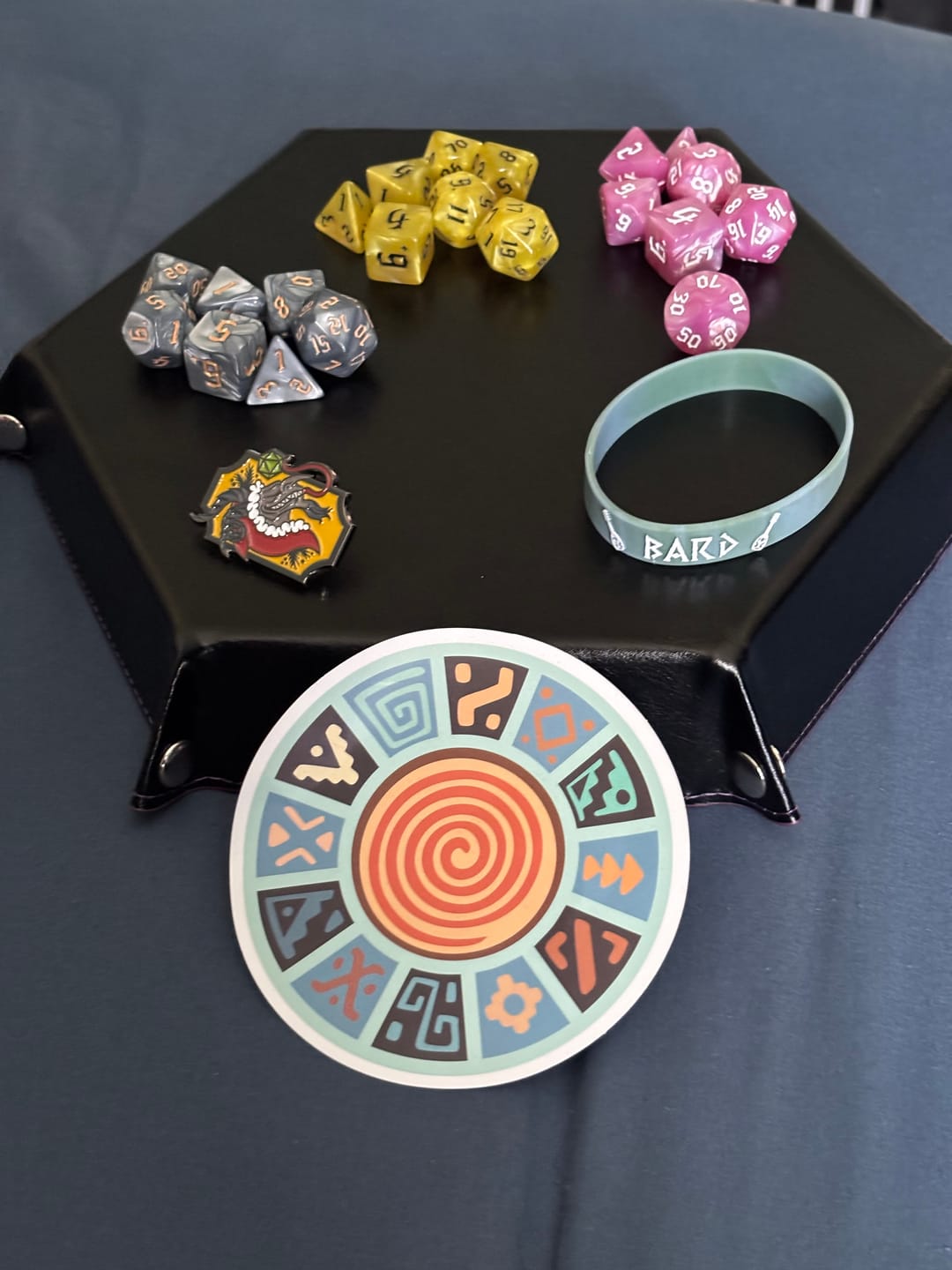 Customer photo review of $25 Mystery Dice Bag Bundle