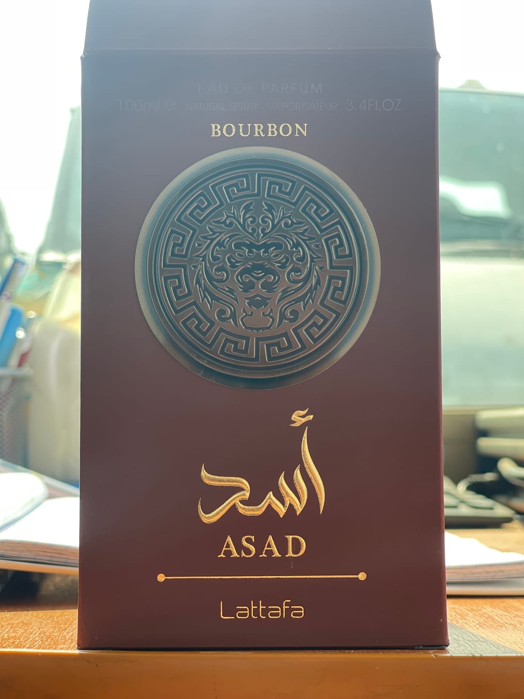Customer photo review of Lattafa Asad Bourbon Eau de Parfum bărbați 100 ml