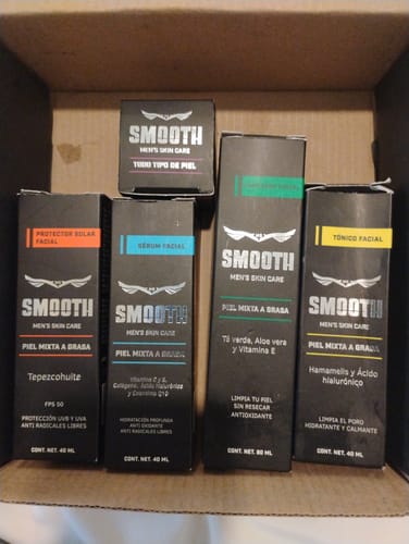 Customer photo review of Kit Definitivo Smooth Piel Mixta Grasa o Normal