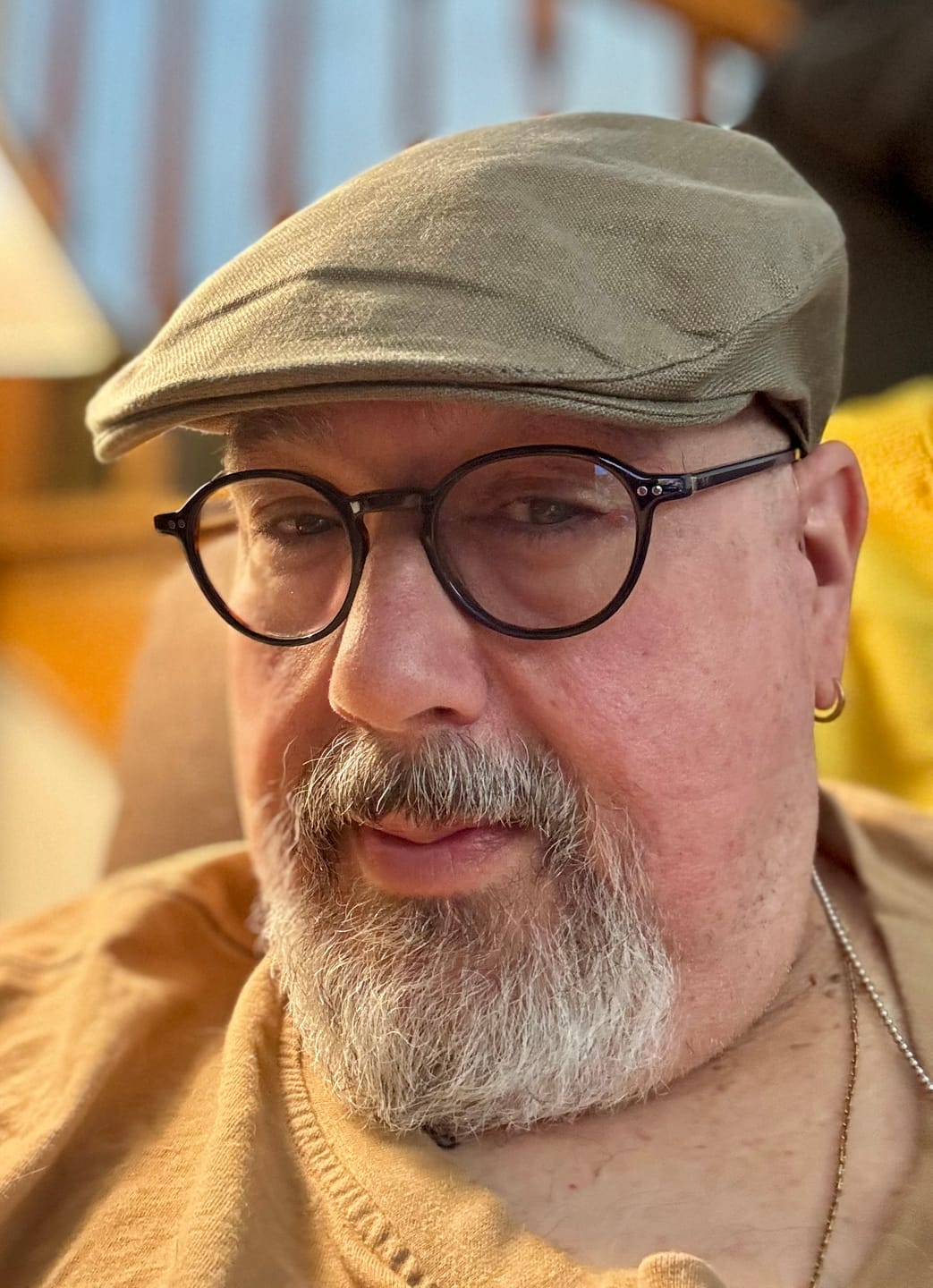 Customer photo review of Donegal Touring Cap Linen