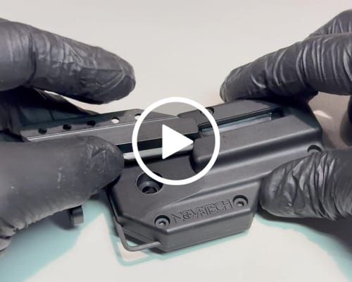 Customer video review of NOVRITSCH Universal Holster Adapter for SSP5 / SSP1