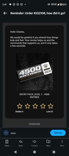 Customer photo review of ENTRY PACK LEVEL 1 - 4500 ENTRIES