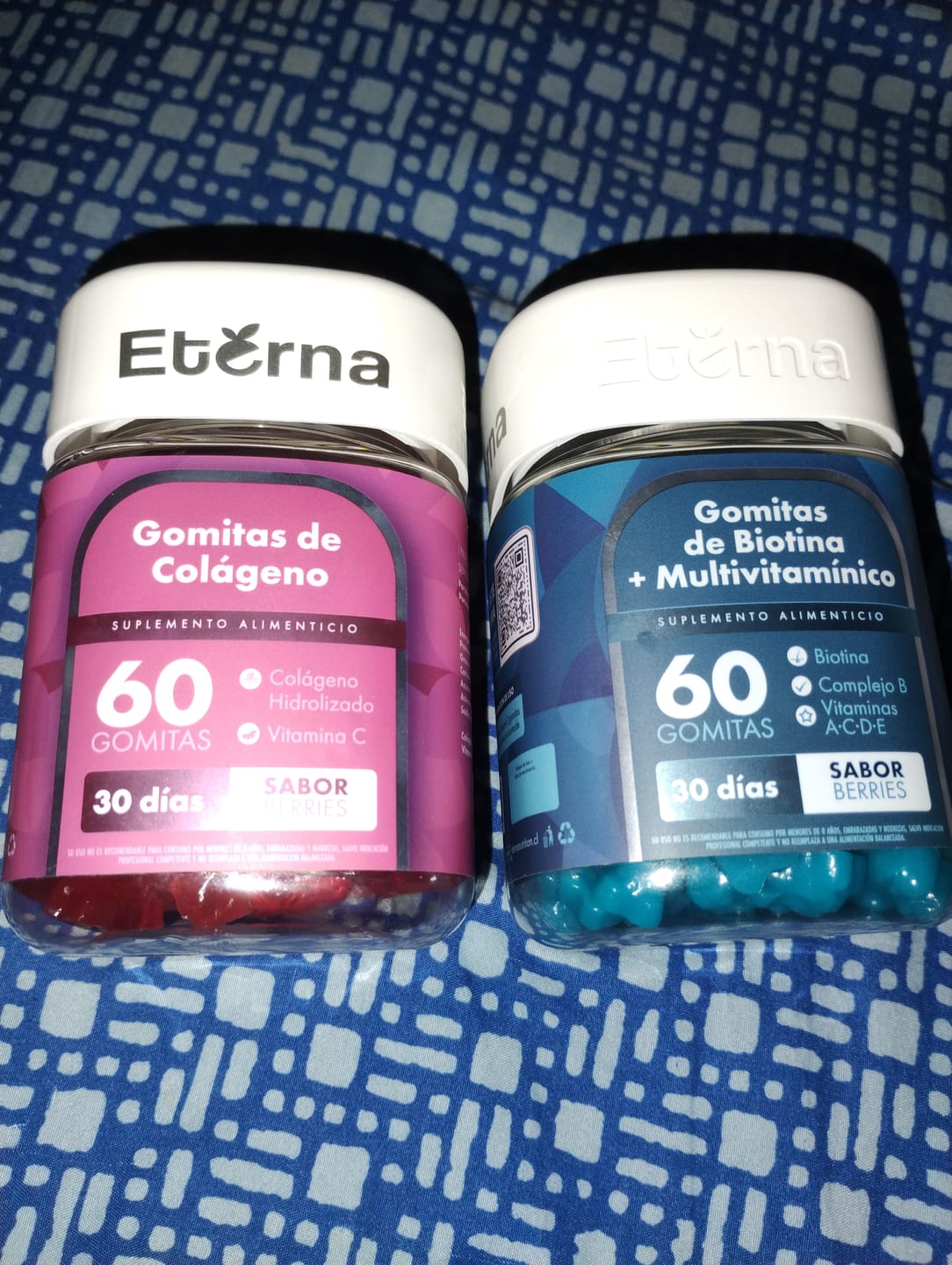 Customer photo review of Pack Biotina + Colágeno
