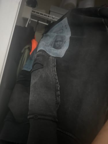 Customer photo review of "FU" BLACK THUG ZIP UP