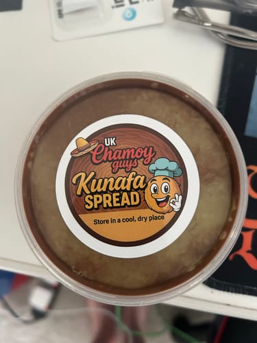 Customer photo review of Dubai Chocolate Pistachio Kunafa Spread