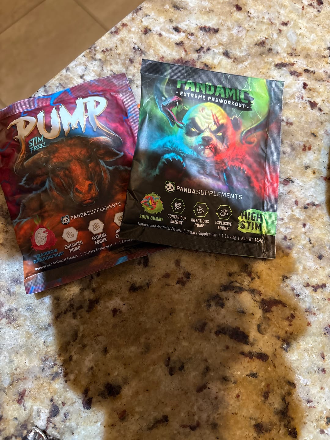 Customer photo review of PUMP NON STIM PRE | SAMPLE PACK (Rainbow Dragonfruit) - 3 Sample Pack