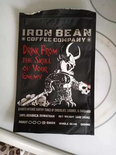 Customer photo review of Drink From the Skull of Your Enemy™ - Dark Roast