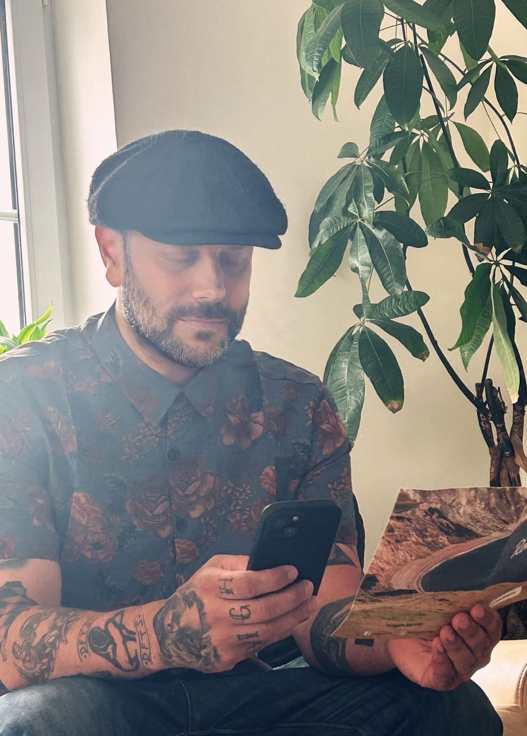 Customer photo review of Herren Retro Urlaub Kurzarm Hemd