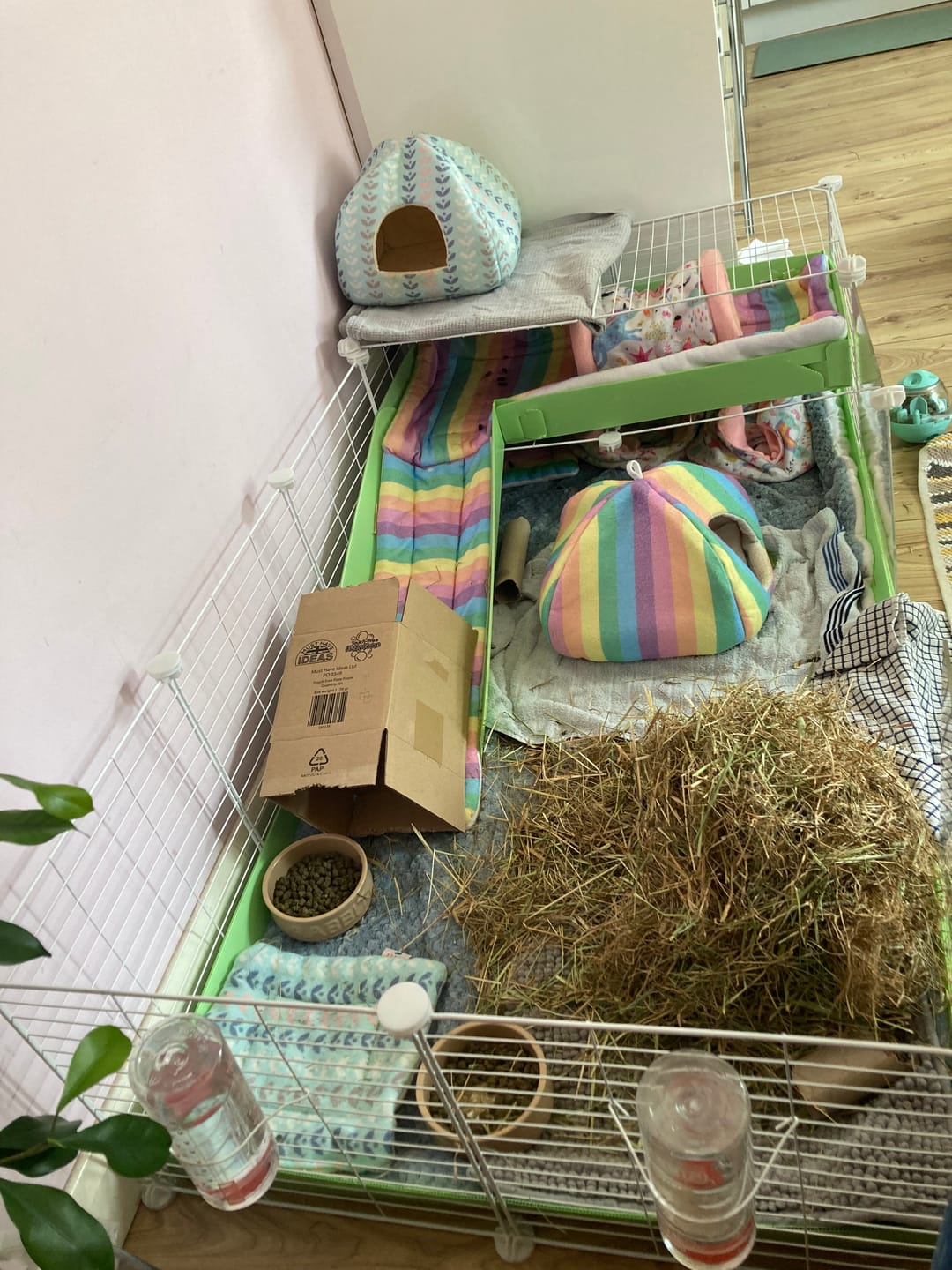 Customer photo review of Fleece Liners | Radiant Rainbow