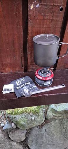 Customer photo review of Single Serve Coffee Bags - Battle Prep