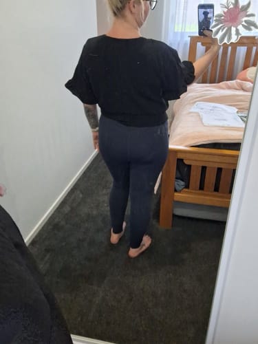 Uzun Yoga Tayt için fotoğraflı müşteri yorumu