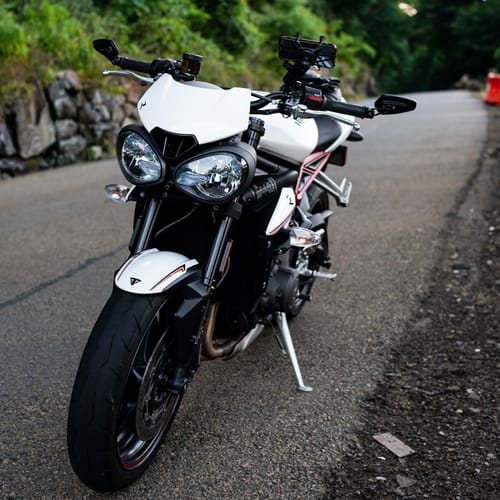 Customer photo review of Triumph Bar End Finishers & Mirror Kits - 7/8” Handlebar Triumph Models