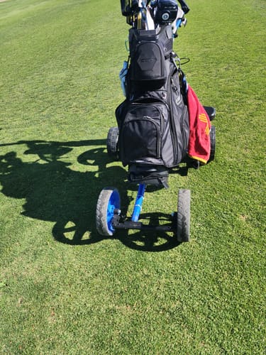 Customer photo review of Swivel Wheel Conversion Kit for Clicgear