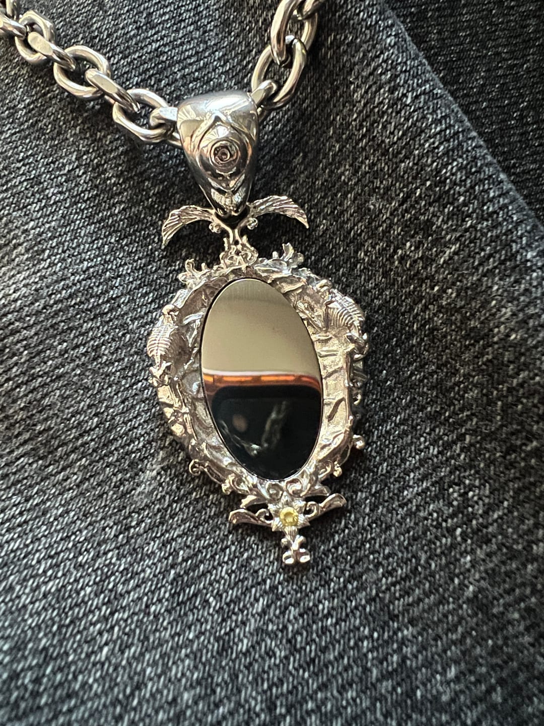 Customer photo review of MIRROR PENDANT