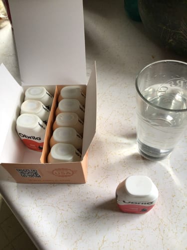 Customer photo review of Obrilo Water Enhancers