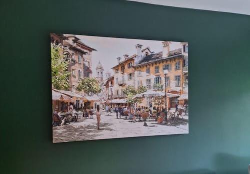 Customer photo review of Cafe Street Promenade (Canvas) By Richard MacNeil