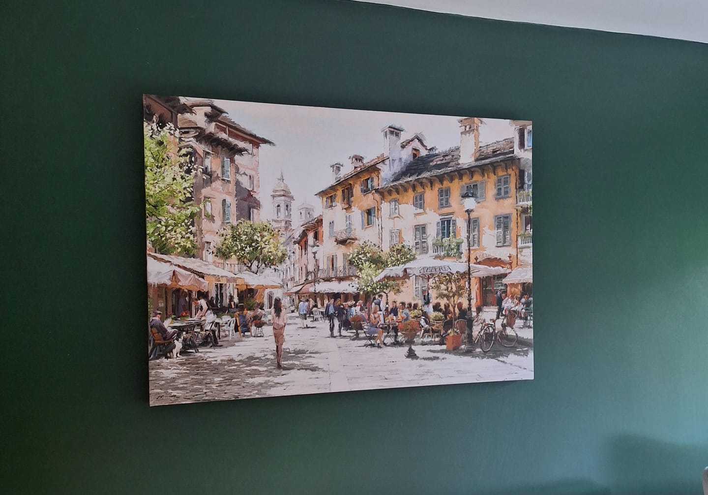 Customer photo review of Cafe Street Promenade (Canvas) By Richard MacNeil