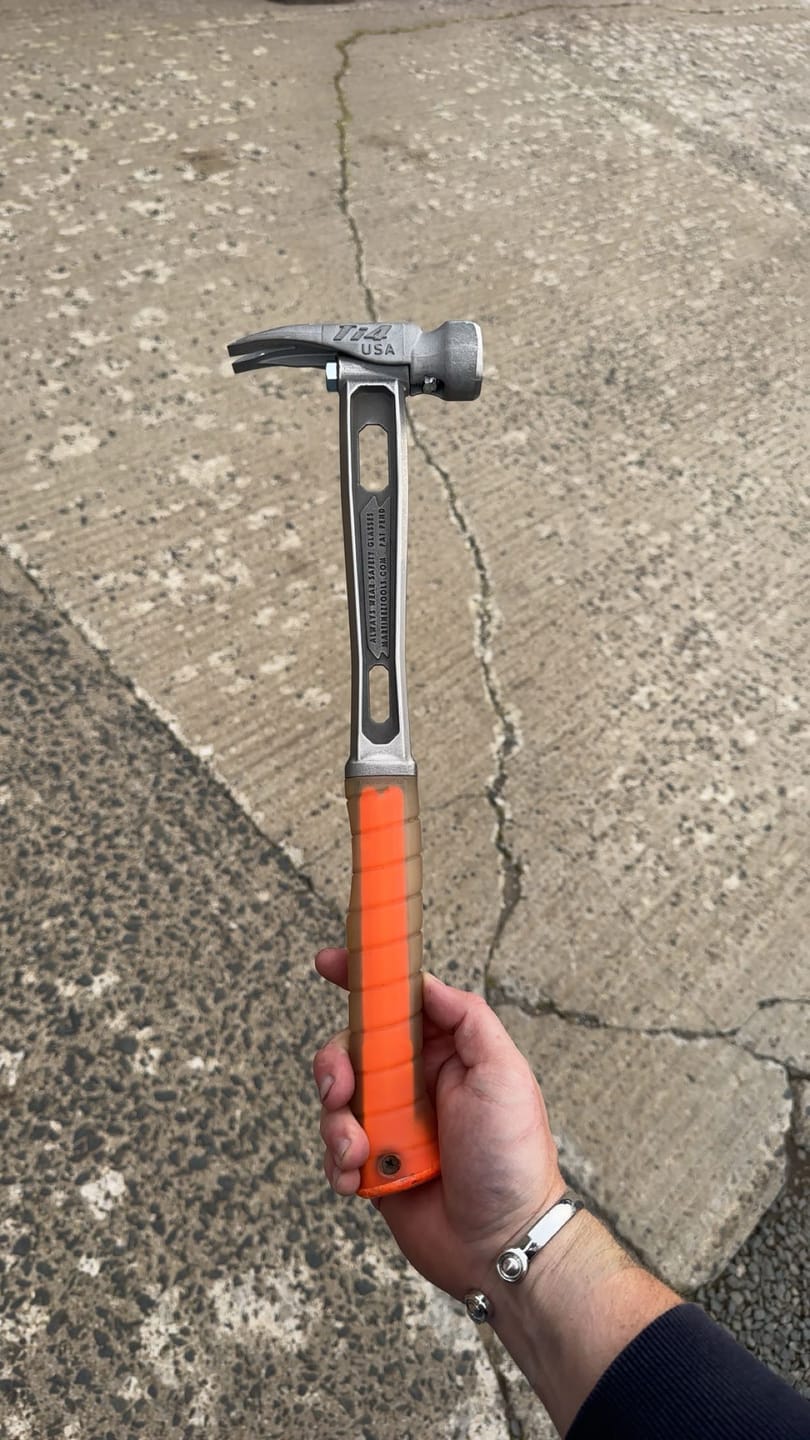 Customer photo review of Martinez Tools | M4 7oz Titanium Head