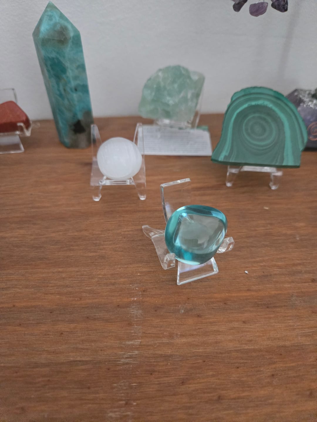Customer photo review of Blue obsidian - Tumblestone