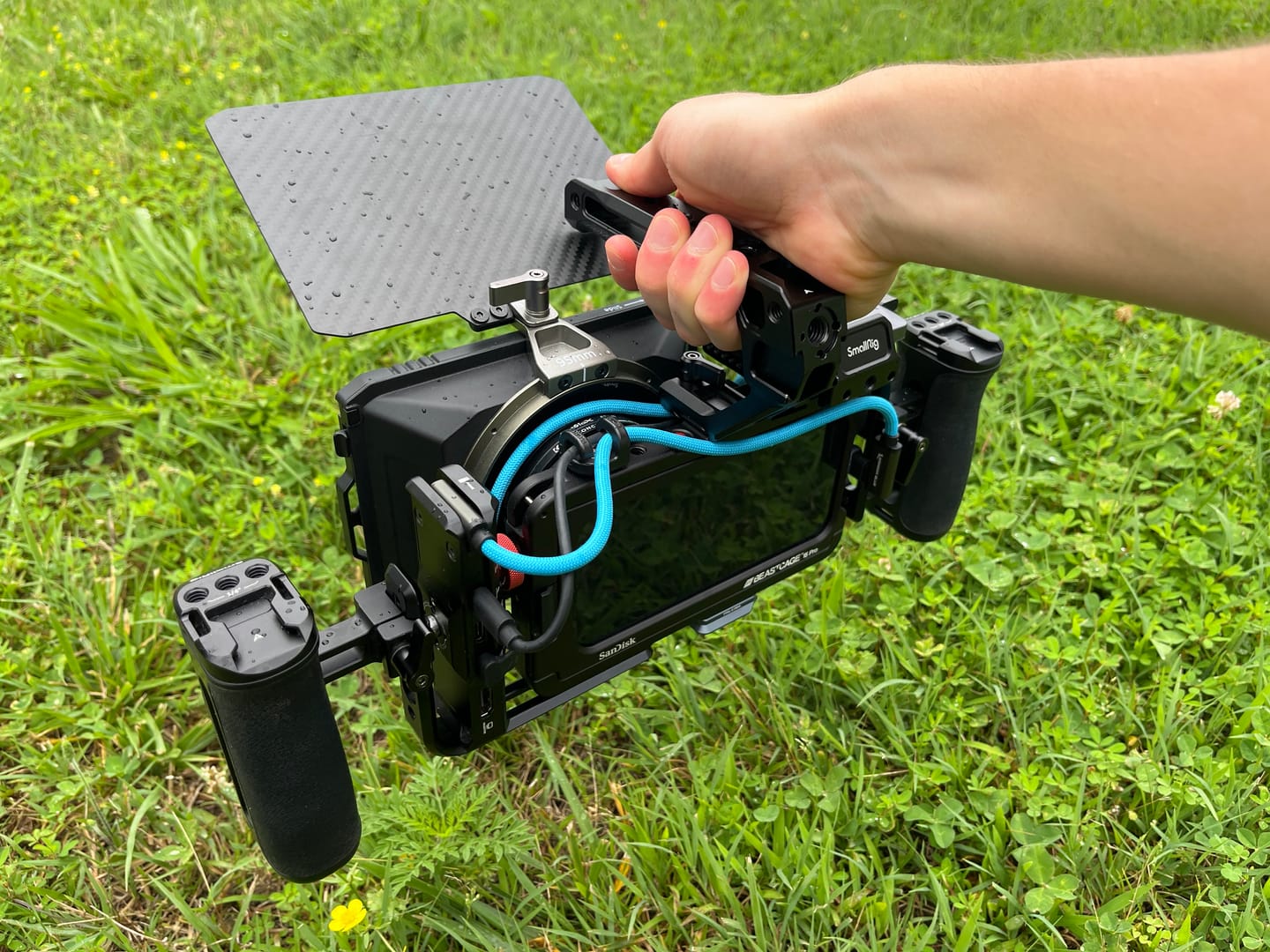 Customer photo review of 58mm Filter Mount for Beastcage 15 Series