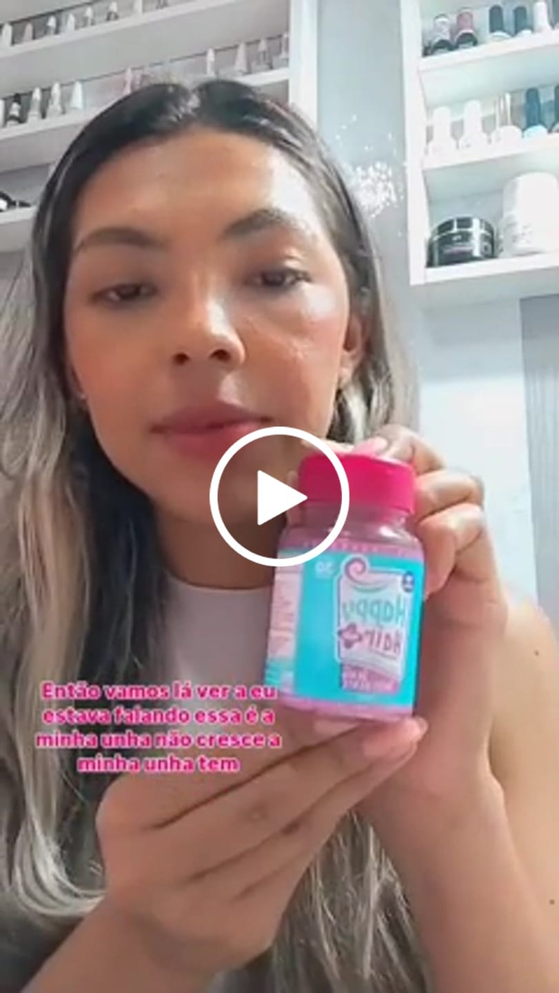 Customer video review of Happy Hair 3 Potes Embaixadores