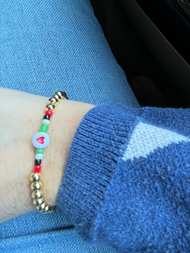 Customer photo review of Palestine Bracelet
