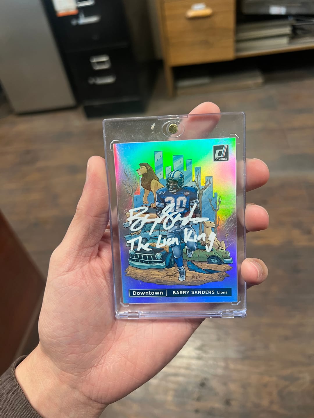 Customer photo review of Barry Sanders Autograph Signing