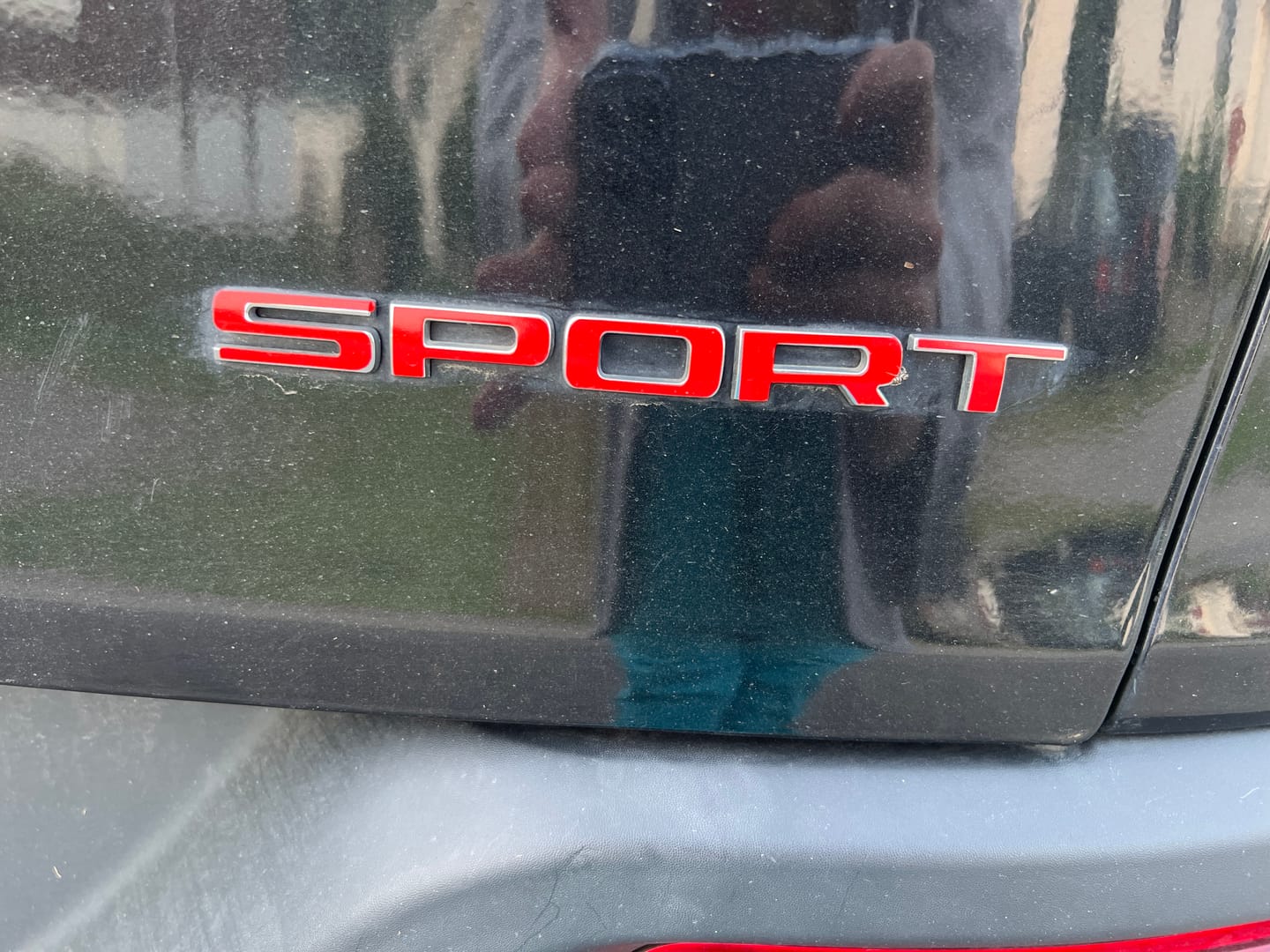 Customer photo review of SPORT Emblem Overlay Decal | for Jeeps