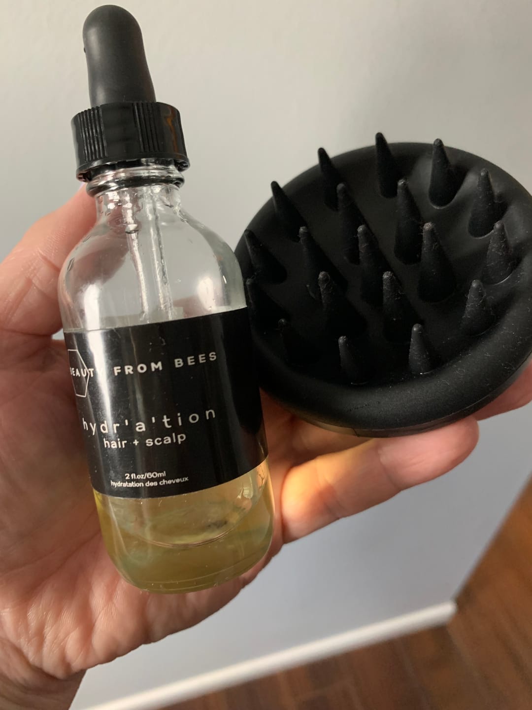Customer photo review of Scalp Scrubber