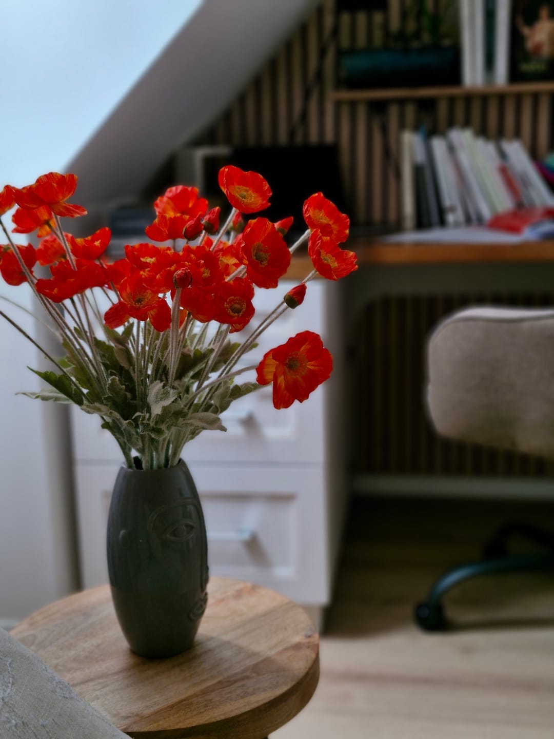 Customer photo review of Zijden Klaprozen - Oranje