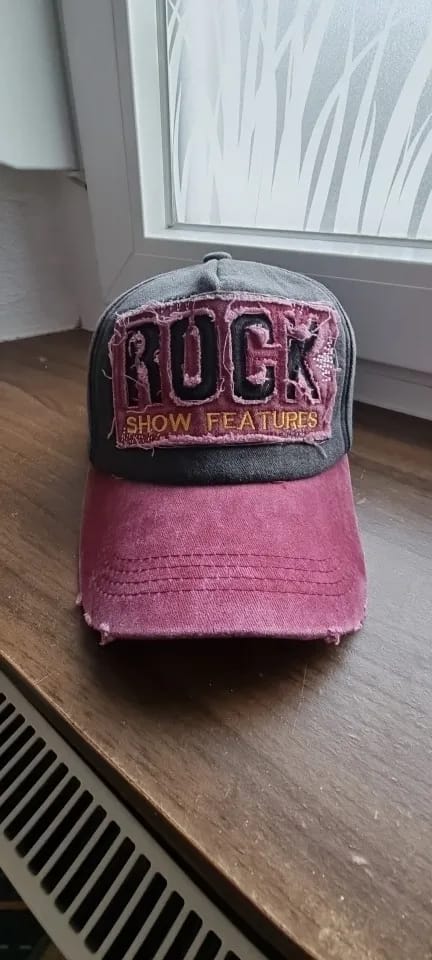 Customer photo review of Cotton Denim Baseball Cap Unisex Distressed Sunhat With Washed Finish — Gray-Blue | KIMLUD