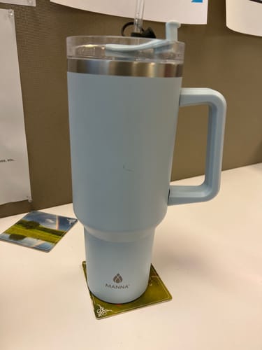 Customer photo review of 40 oz Atlas Tumbler w/Topper